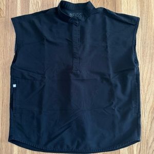 Figs Rafaella oversized scrub top black